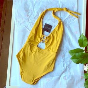STONE FOX SWIM // Napali OnePiece Sunflower Yellow